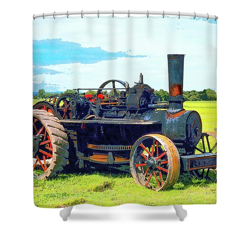 Old Faithful Shower Curtain featuring the photograph Old Faithful by Dominic Piperata