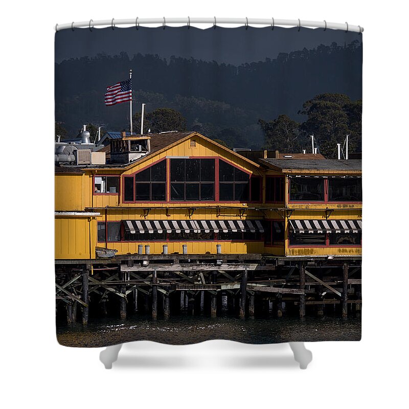 Old Fisherman's Grotto Shower Curtain featuring the photograph Old Fisherman's Grotto by Derek Dean