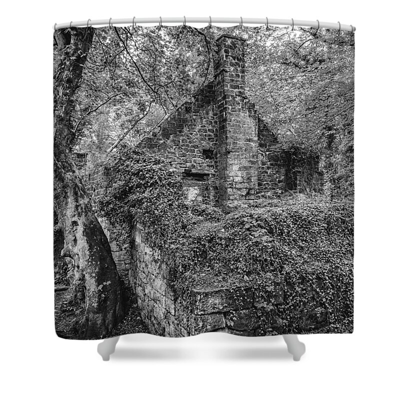 Landscapes Shower Curtain featuring the photograph Old Mill by Nick Bywater