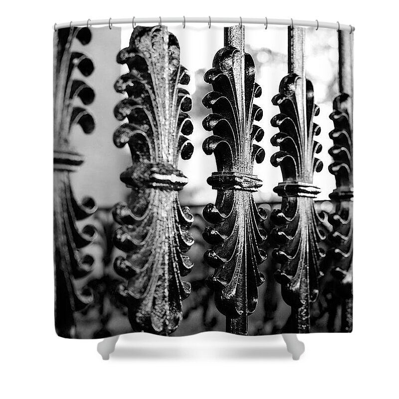 Gate Shower Curtain featuring the photograph Old Salem Gate by Corinne Rhode