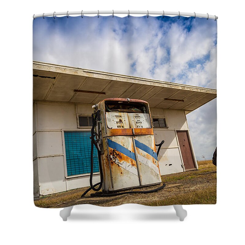 Servo Shower Curtain featuring the photograph Old Servo by Keith Hawley