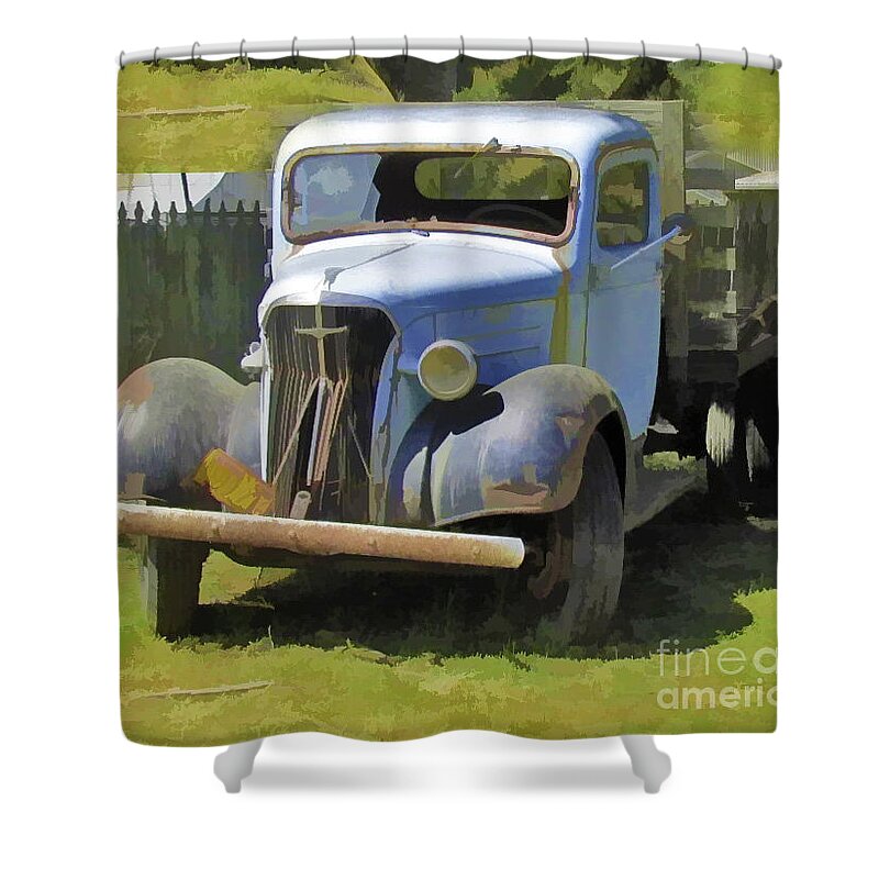 Old Car Shower Curtain featuring the photograph Old Soul #2 by Joyce Creswell