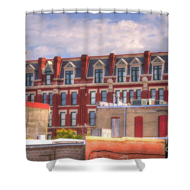 America Shower Curtain featuring the photograph Old Town Wichita Kansas by Juli Scalzi