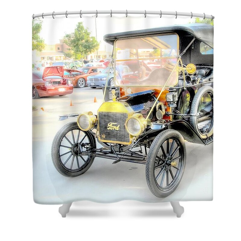 Classic Auto Shower Curtain featuring the photograph Oldie But Goodie by Dyle  Warren