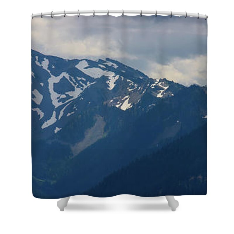 Olympic Shower Curtain featuring the photograph Olympic Highlands Left by Tikvah's Hope