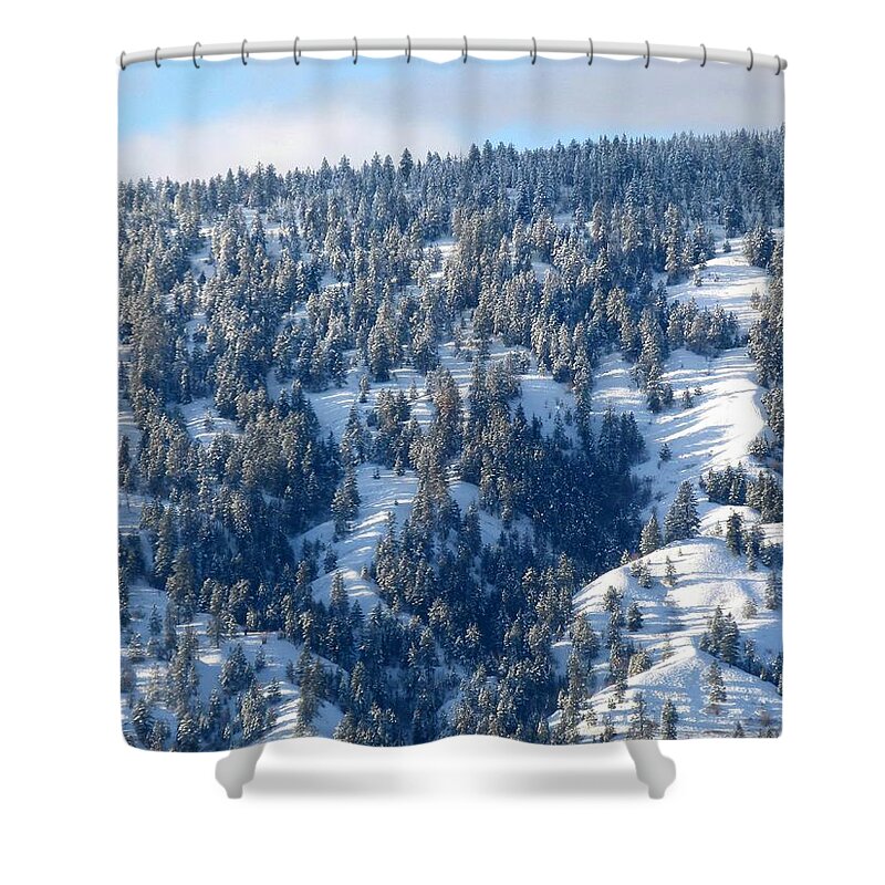 #onthefarside Shower Curtain featuring the photograph On The Far Side by Will Borden