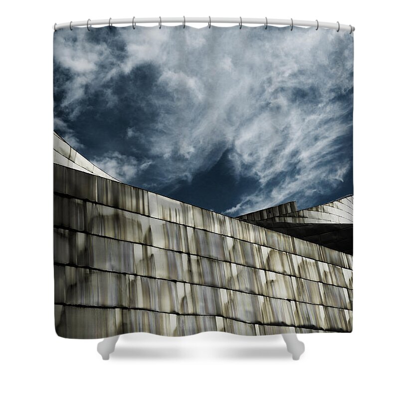 Museum Shower Curtain featuring the photograph On the museum by Emme Pons