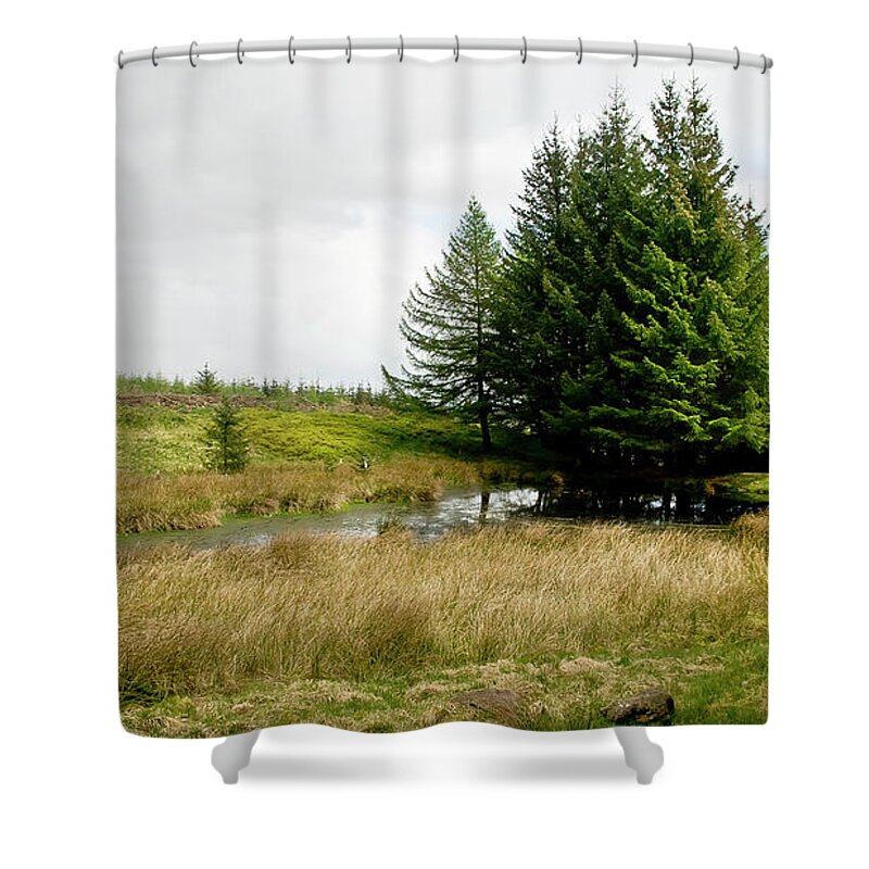 Woods Shower Curtain featuring the photograph On the Woodland edge by Elena Perelman