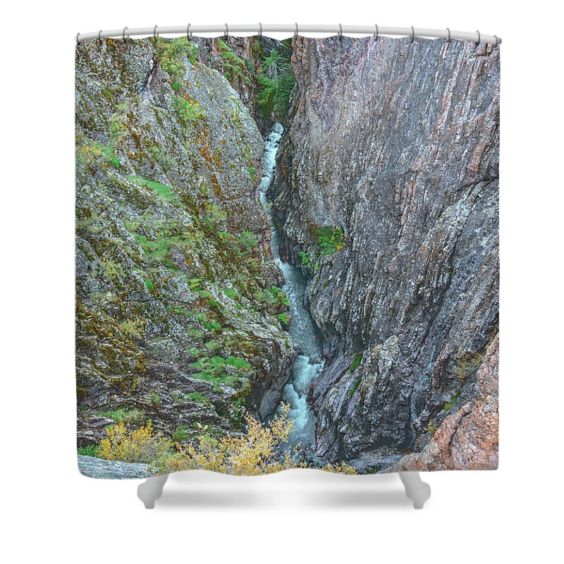 Box Canyon Shower Curtain featuring the photograph Once You Label Me, You Negate Me. by Bijan Pirnia