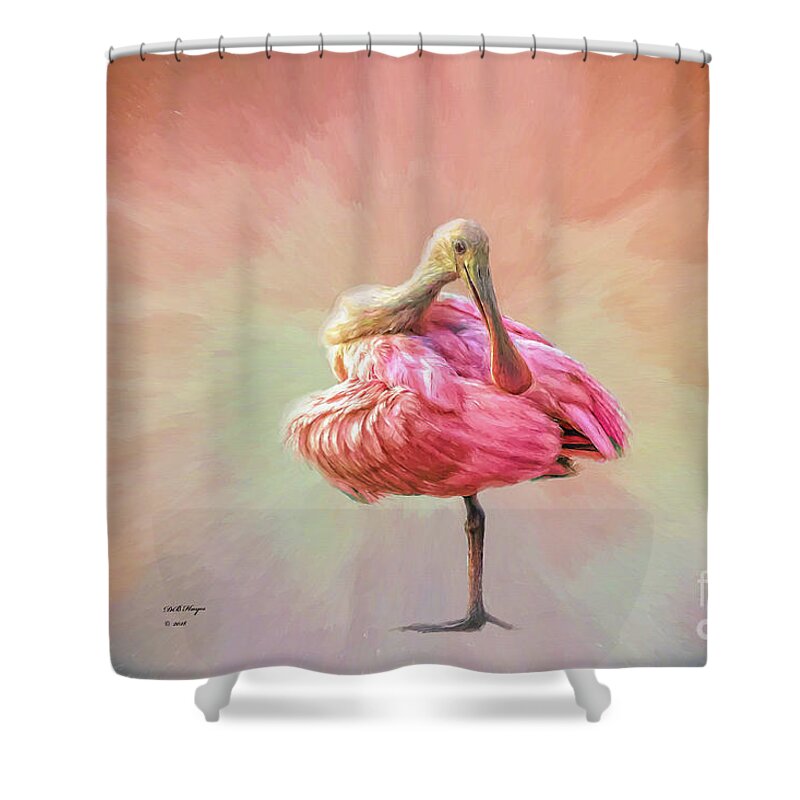 Florida Shower Curtain featuring the mixed media A Mother Nature's Masterpiece III by DB Hayes