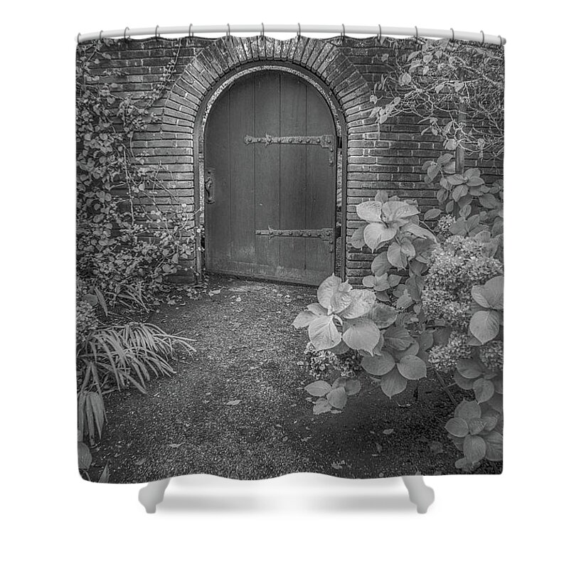 Filoli Art Shower Curtain featuring the photograph Filoli One Step Beyond by Patricia Dennis
