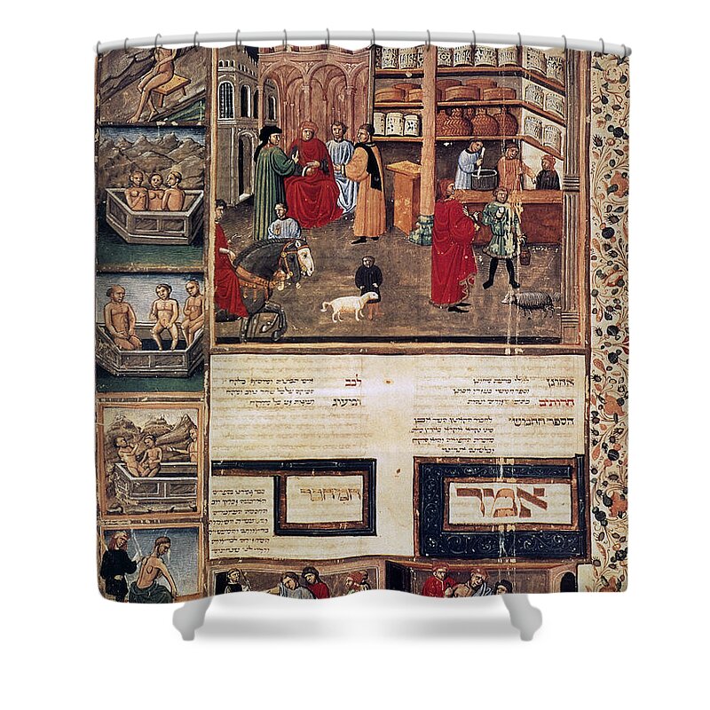 1440 Shower Curtain featuring the photograph Open-air Pharmacy by Granger