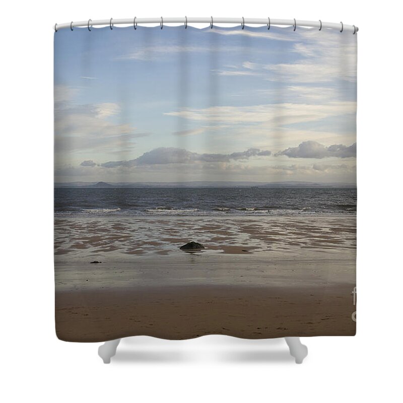Seascape Shower Curtain featuring the photograph Open. Seascape. by Elena Perelman