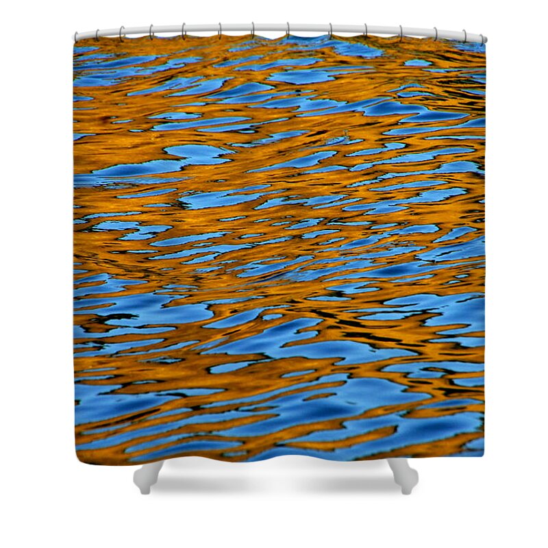 Water Shower Curtain featuring the photograph Orange Peel by Donna Blackhall