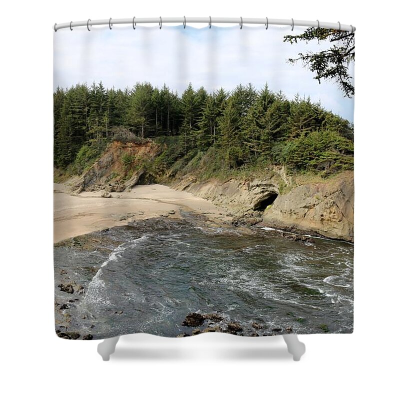 Oregon Coast Shower Curtain featuring the photograph Oregon Coast - 78 by Christy Pooschke