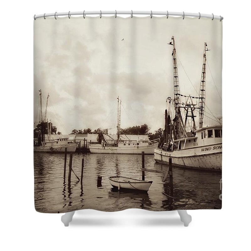Harbor Shower Curtain featuring the photograph Oriental Harbor by Benanne Stiens