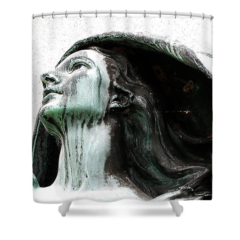 Lady Shower Curtain featuring the photograph Original Revelation by Char Szabo-Perricelli