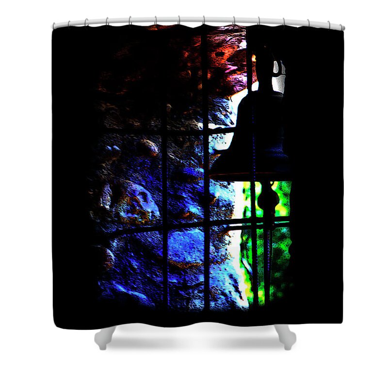Bell Shower Curtain featuring the photograph Oswaldo's Bell by Al Bourassa