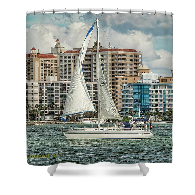 Sarasota Shower Curtain featuring the photograph Our City by Richard Goldman