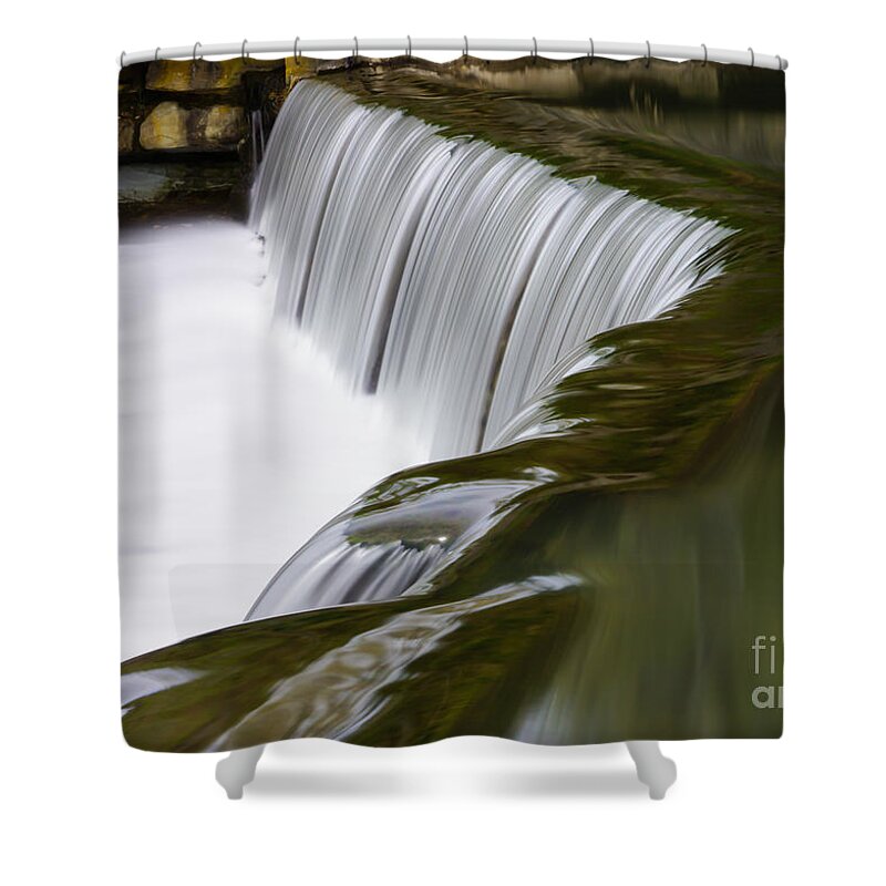 America Shower Curtain featuring the photograph Over The Edge by Jennifer White