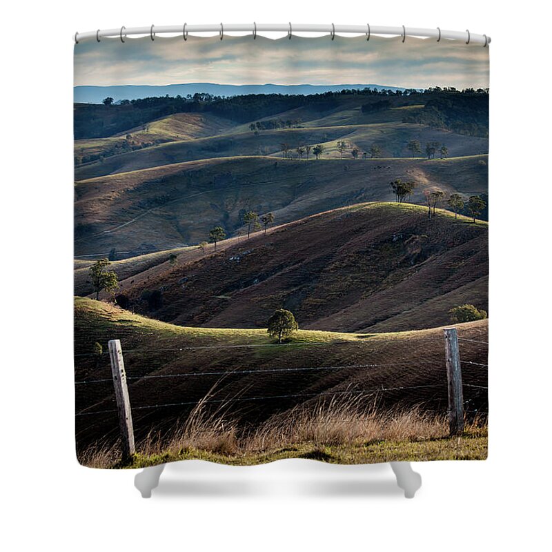 Australia Shower Curtain featuring the photograph Over The Back Fence by Az Jackson