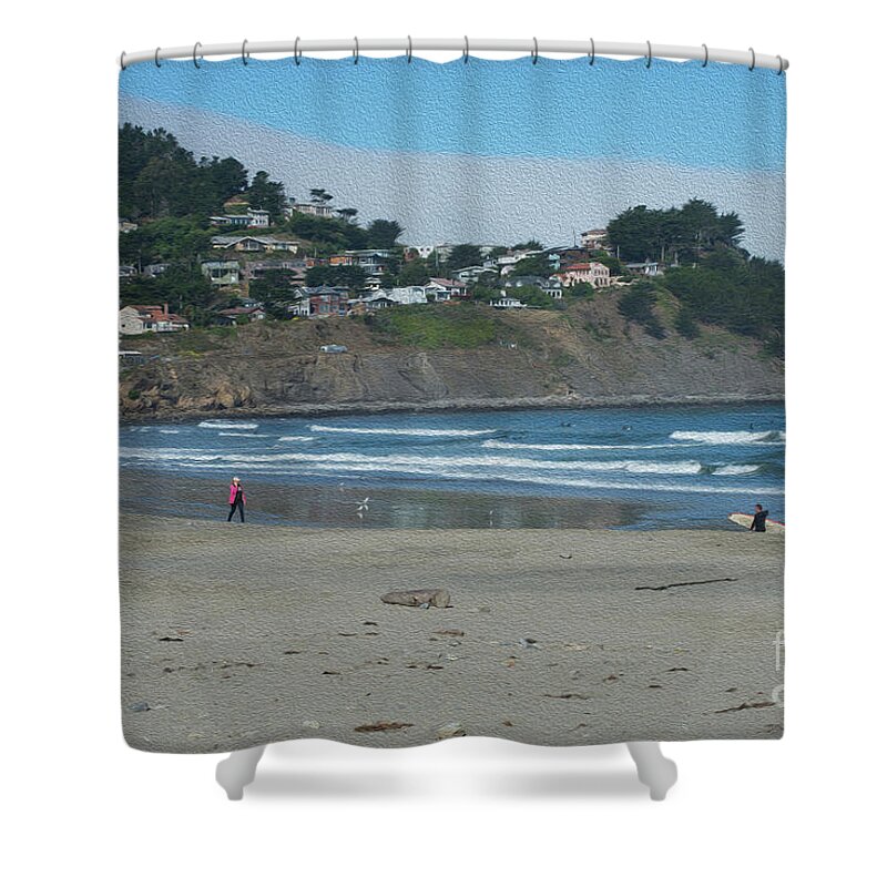 Pacificia Shower Curtain featuring the photograph Pacifica California by David Bearden