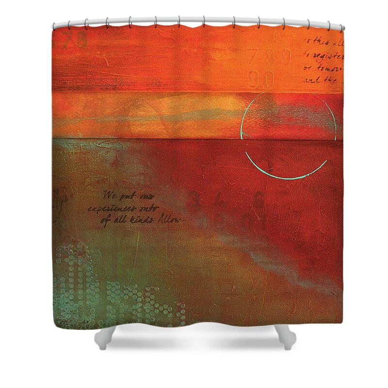 Acrylic Shower Curtain featuring the painting Painterly by Brenda O'Quin