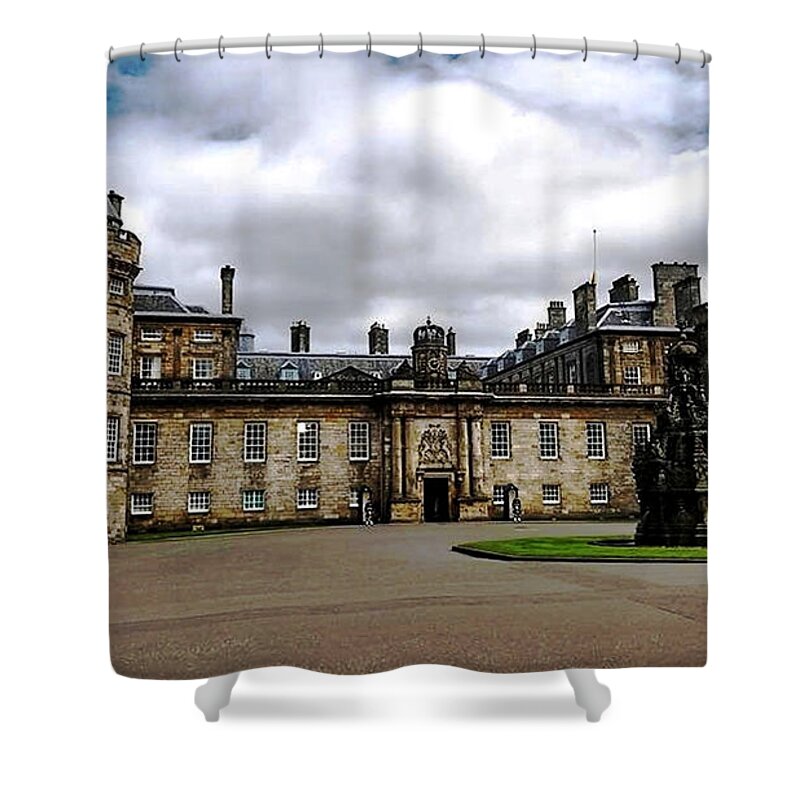Holyrood Shower Curtain featuring the photograph Palace of Holyroodhouse by Judy Palkimas