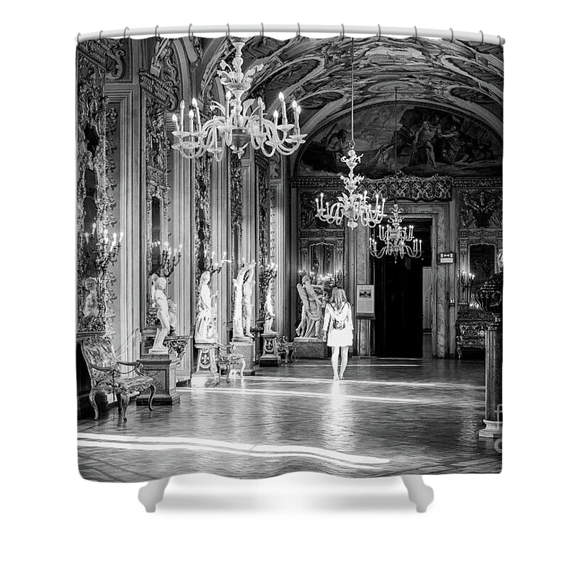 Palazzo Shower Curtain featuring the photograph Palazzo Doria Pamphilj, Rome Italy by Perry Rodriguez