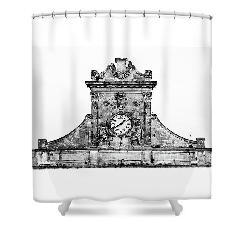 Architecture Shower Curtain featuring the photograph Palazzo Municipale by Steven Myers