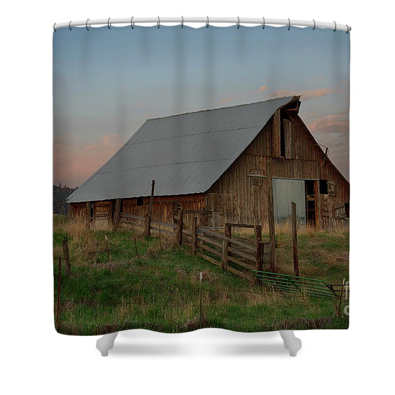 Idaho Shower Curtain featuring the photograph Palouse Barn by Idaho Scenic Images Linda Lantzy