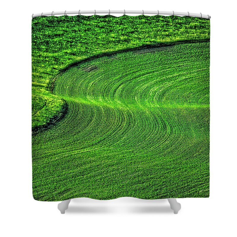 Palouse Shower Curtain featuring the photograph Palouse S by Ed Broberg