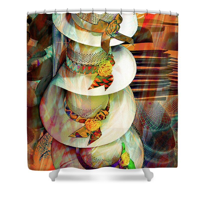 Panama Shower Curtain featuring the photograph Panama Hats Are Made In Ecuador IV by Al Bourassa
