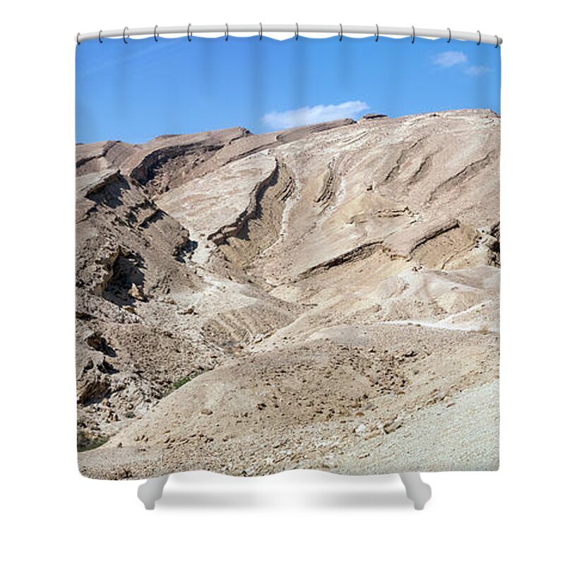 Nature Shower Curtain featuring the photograph Panorama on Genesis Land by Arik Baltinester
