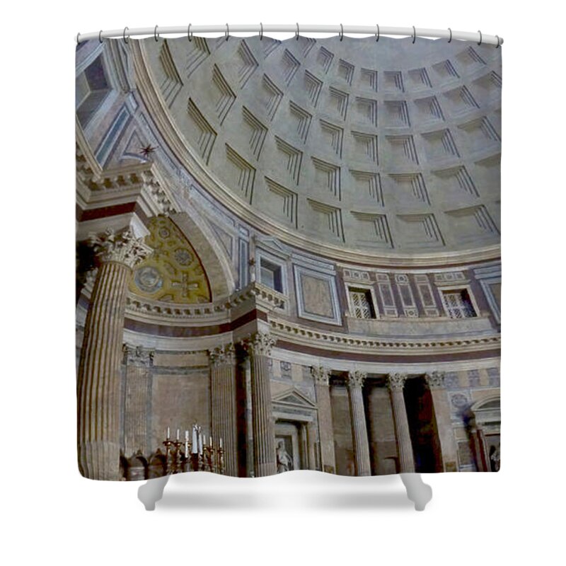Pantheon Shower Curtain featuring the photograph Pantheon by Brooke Bowdren