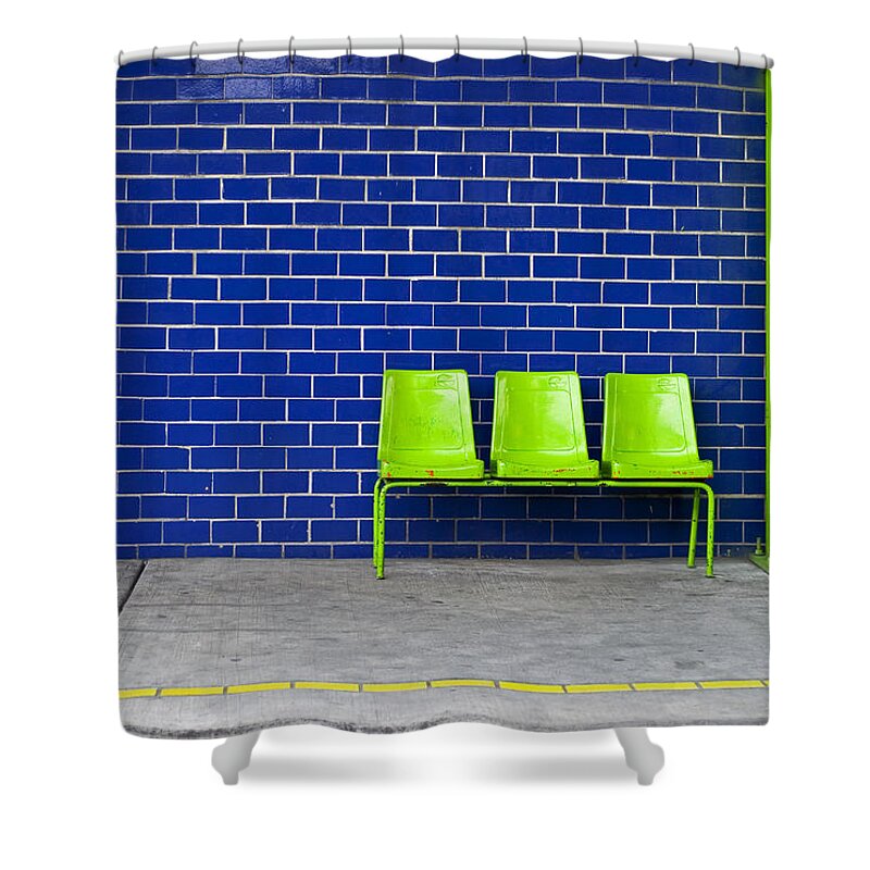 Green Shower Curtain featuring the photograph Paradaxochi by Skip Hunt