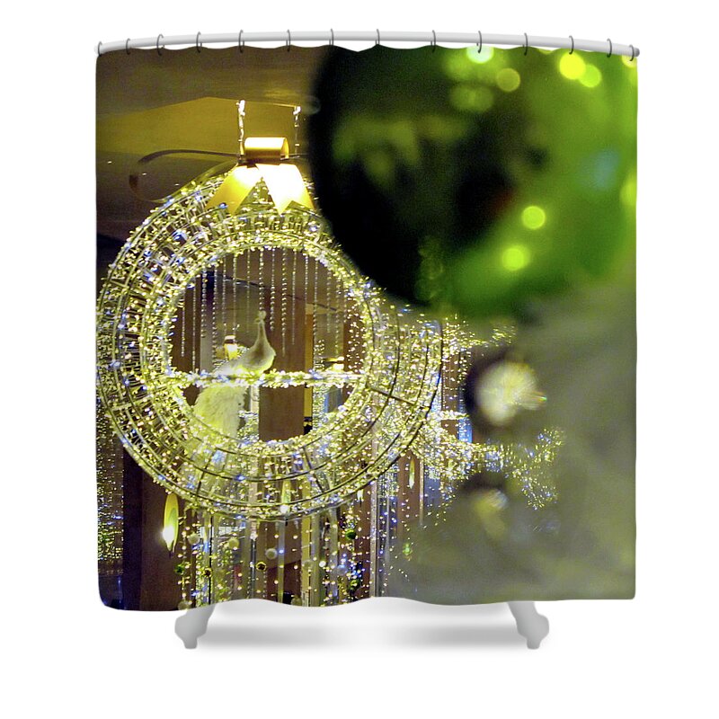 Paris Shower Curtain featuring the photograph Parisian Holiday by Kathy Corday