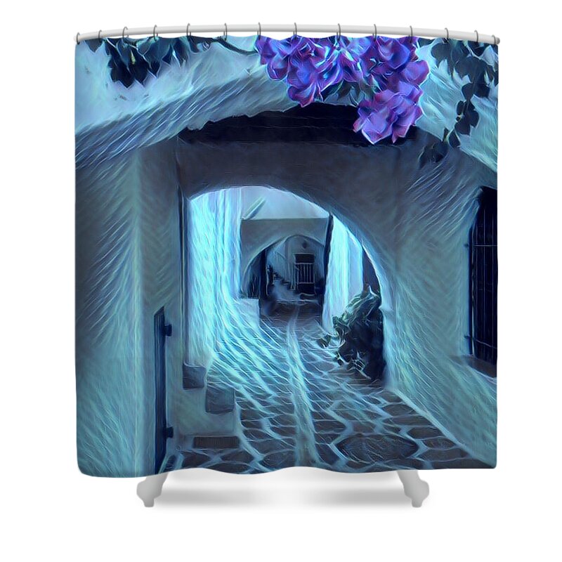 Colette Shower Curtain featuring the photograph Paros Island Beauty by Colette V Hera Guggenheim