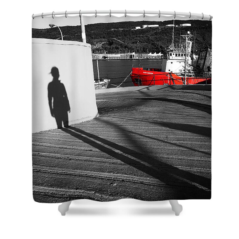 Parting Shower Curtain featuring the photograph Parting by Zinvolle Art