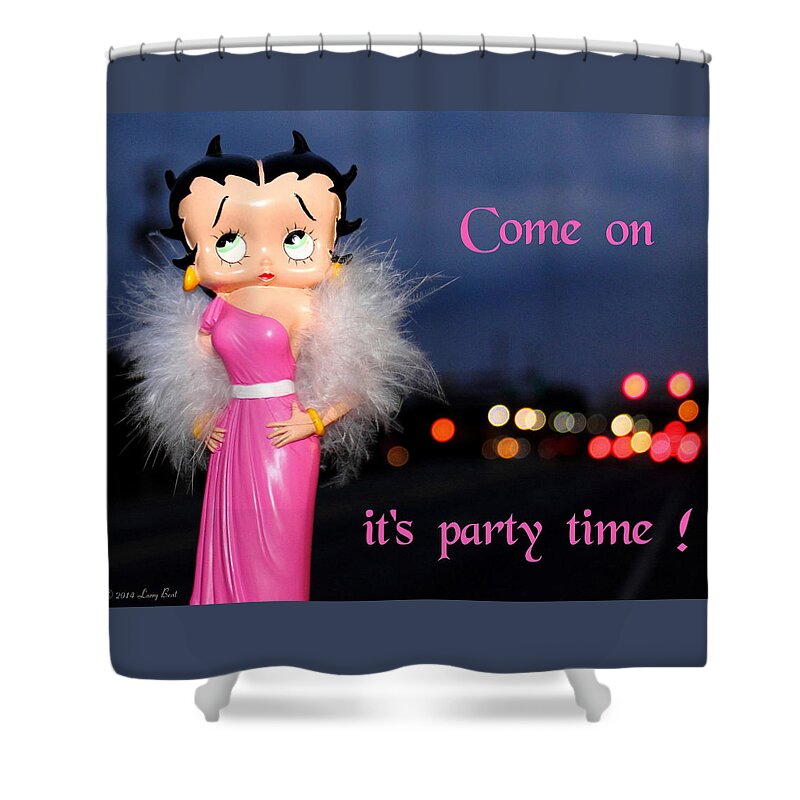 Betty Shower Curtain featuring the photograph Party Time by Larry Beat