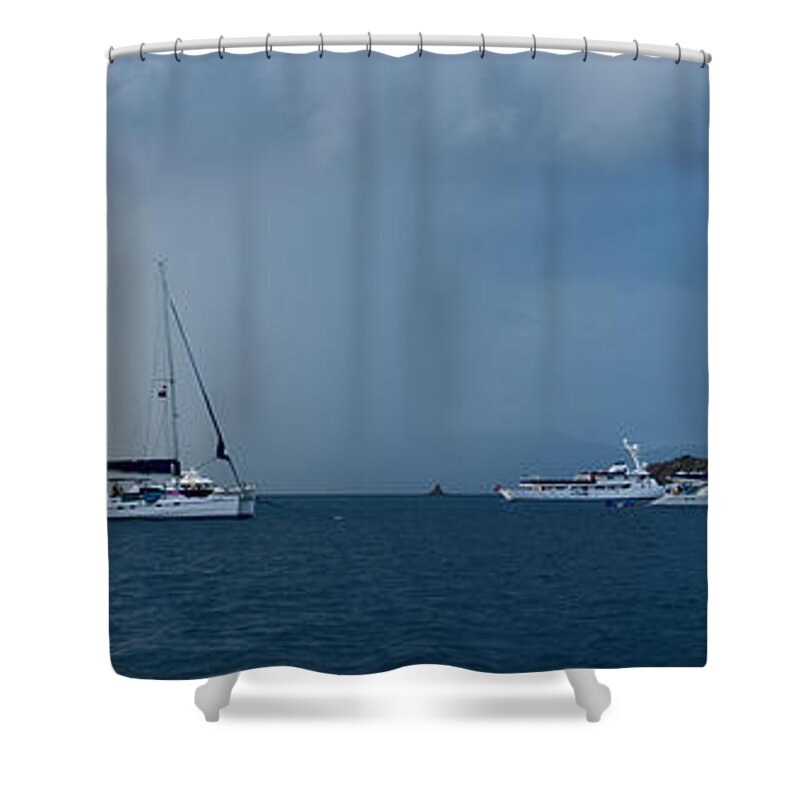 3scape Photos Shower Curtain featuring the photograph Passing Storm by Adam Romanowicz