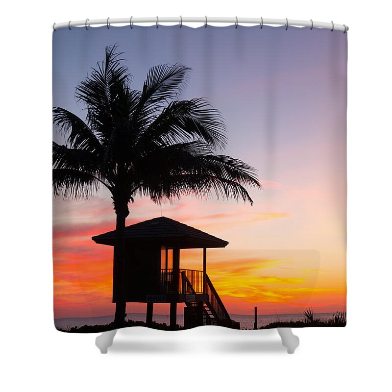 Florida Shower Curtain featuring the photograph Pastel Dawn Delray Beach Florida by Lawrence S Richardson Jr