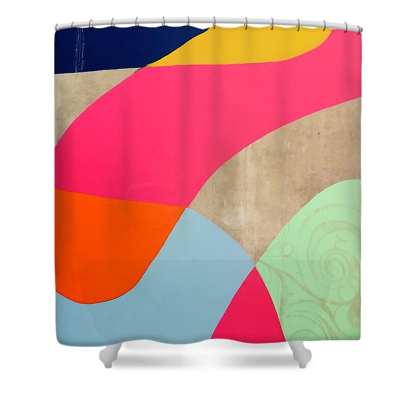 Colour Shower Curtain featuring the photograph Pattern 3 by Bill Thomson