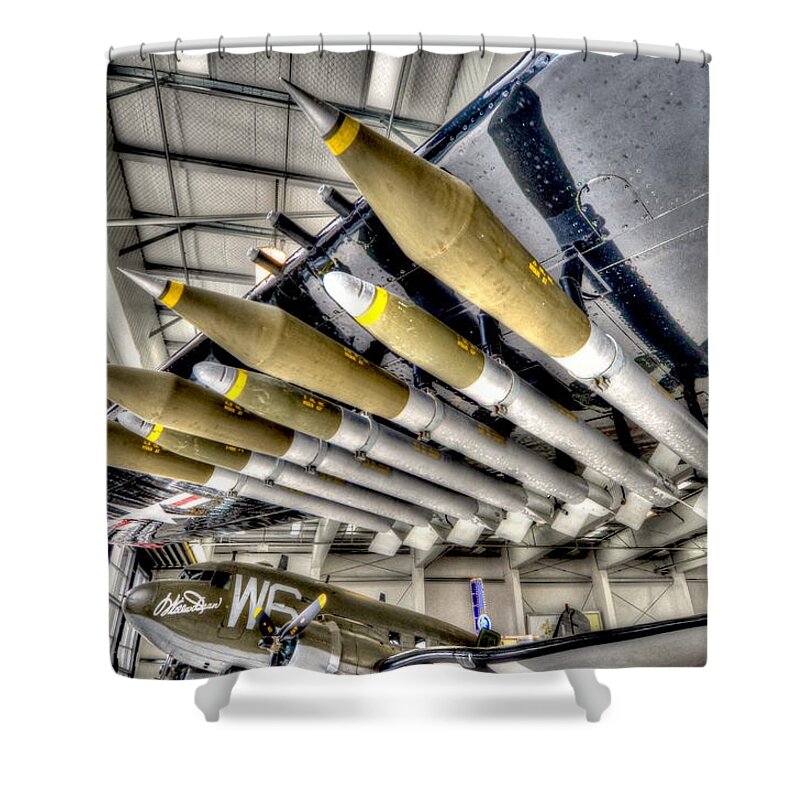Plane Shower Curtain featuring the photograph Payload 3 by Craig Incardone