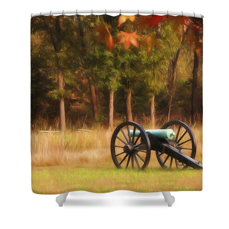American Shower Curtain featuring the photograph Pea Ridge by Lana Trussell