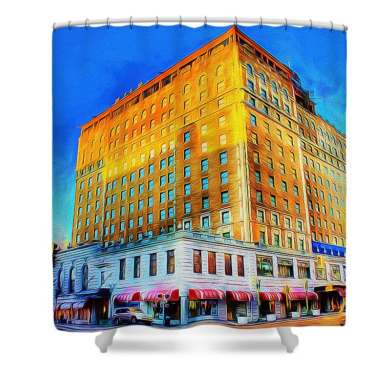 Peabody Hotel Shower Curtain featuring the photograph Peabody Hotel - Memphis by Barry Jones