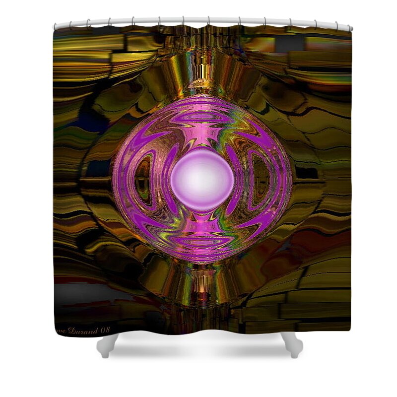 Spirit Shower Curtain featuring the digital art Pearl Of Great Price by Spirit Dove Durand