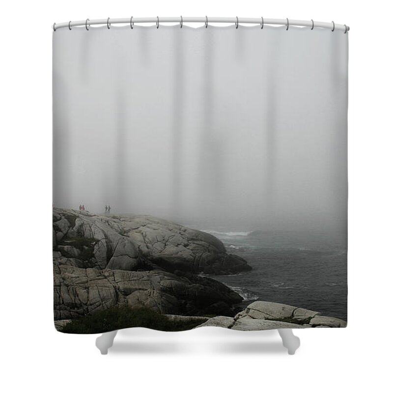  Shower Curtain featuring the photograph Peggy's cove by Mark Alesse