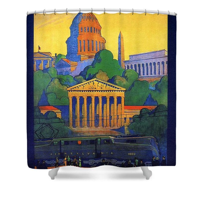 Washington Monument Shower Curtains