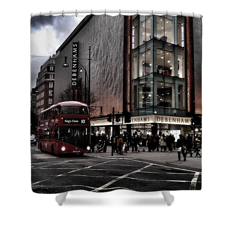 London Shower Curtain featuring the photograph Piccadilly Circus by Joshua Miranda